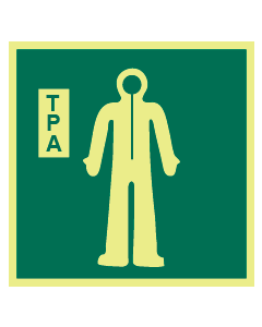 IMO Sign: Thermal Protective Aid (TPA)