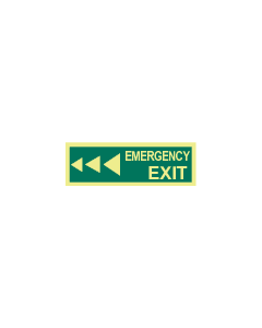 IMO Sign: Emergency exit left