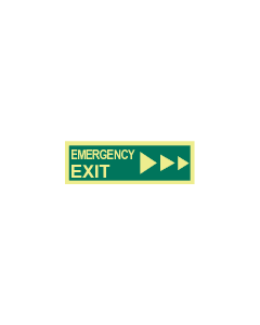 IMO Sign: Emergency exit right