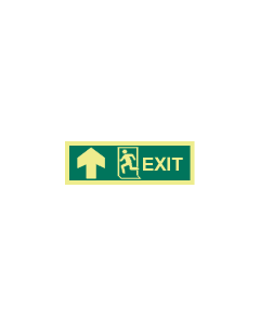 IMO Sign: Exit man running left/up