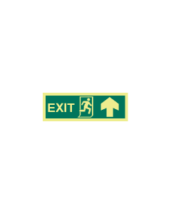 IMO Sign: Exit man running right/up