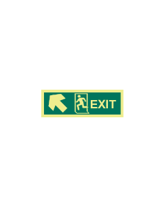 IMO Sign: Exit man running up left