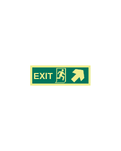 IMO Sign: Exit man running up right