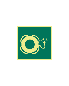 IMO Sign: Lifering with Light